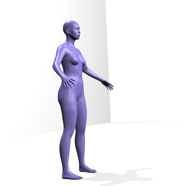 Bold Metrics 3D female virtual avatar