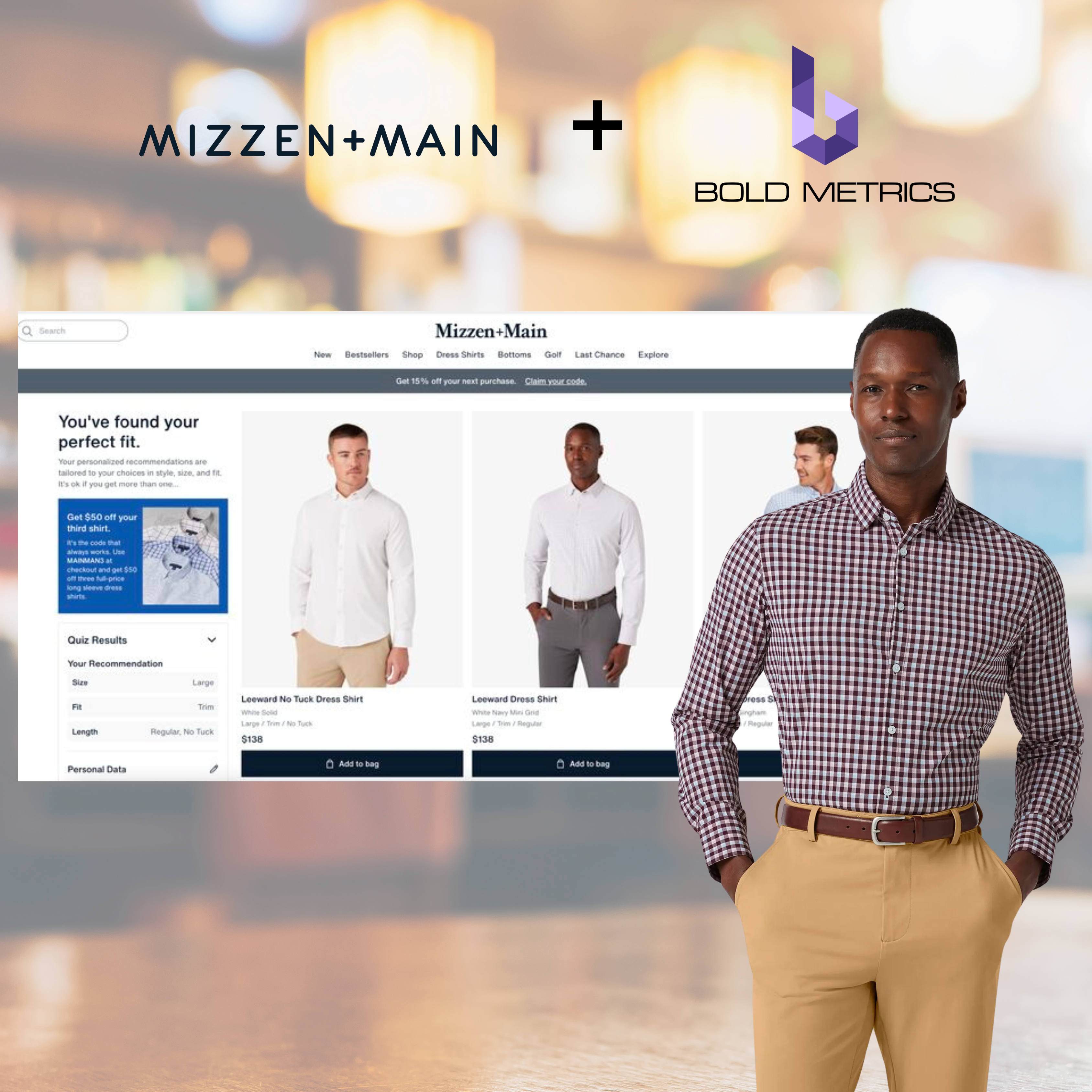 How Mizzen+Main Launched a Personalized Shirt Finder With Bold Metrics