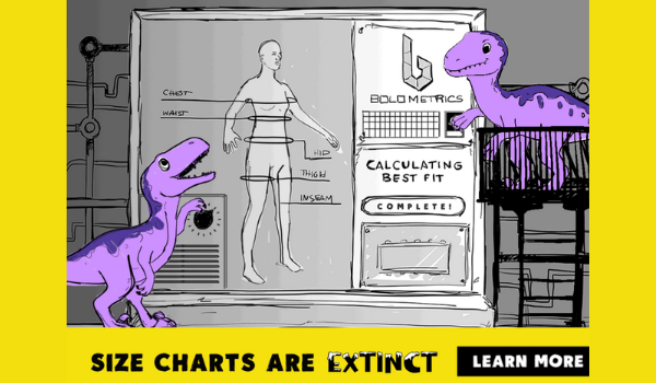 Stop using size charts that confuse shoppers. It's time to evolve! 🦖